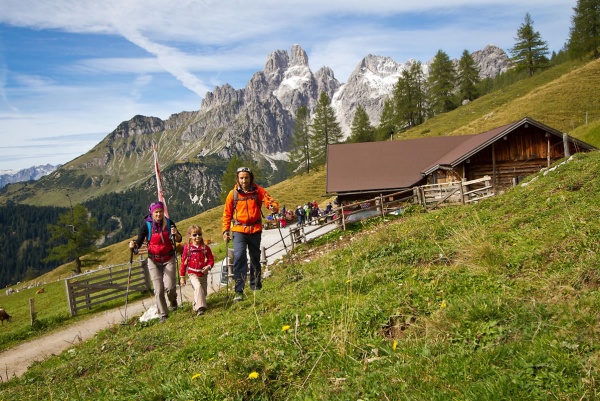 Familienwanderung in Filzmoos